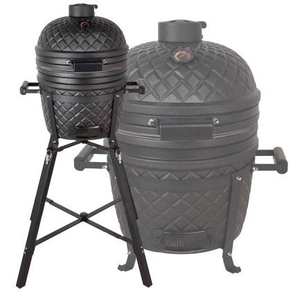 Keramický gril kamado Dellinger Smoke&Fire 16 Black Matte 2