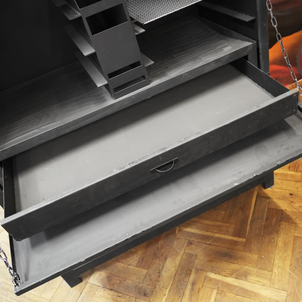 venkovní ohniště Dellinger Smoke&Fire Black Coated venkovní ohniště Dellinger Smoke&Fire Black Coated