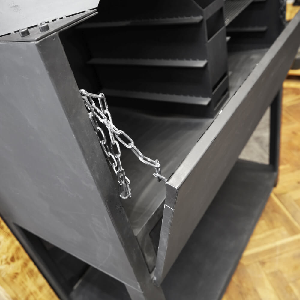 venkovní ohniště Dellinger Smoke&Fire Black Coated venkovní ohniště Dellinger Smoke&Fire Black Coated