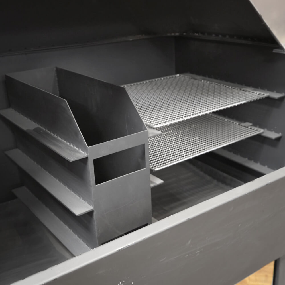 venkovní ohniště Dellinger Smoke&Fire Black Coated