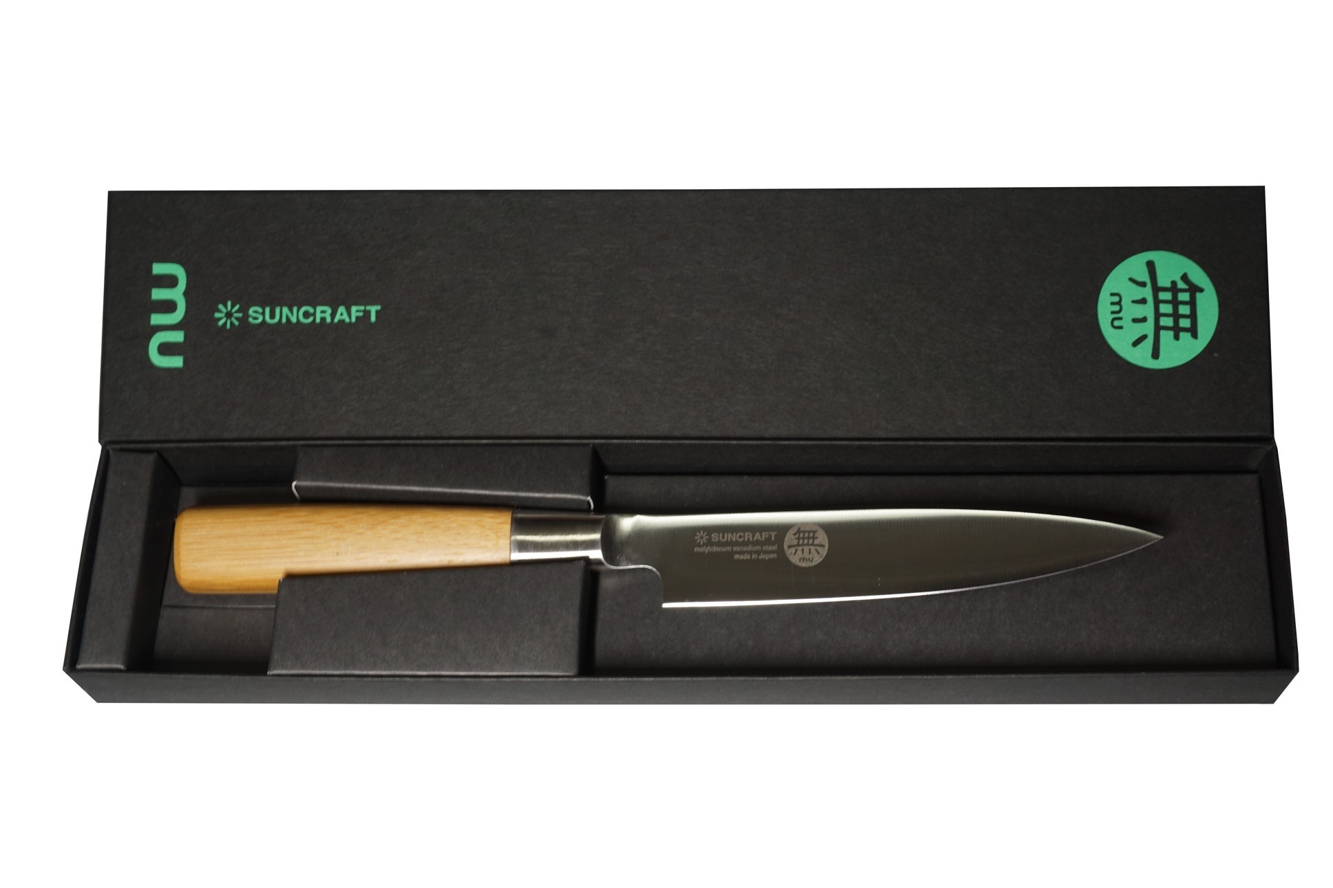 Utility 120 mm-Suncraft Senzo Bamboo-High carbon-japonský kuchyňský nůž