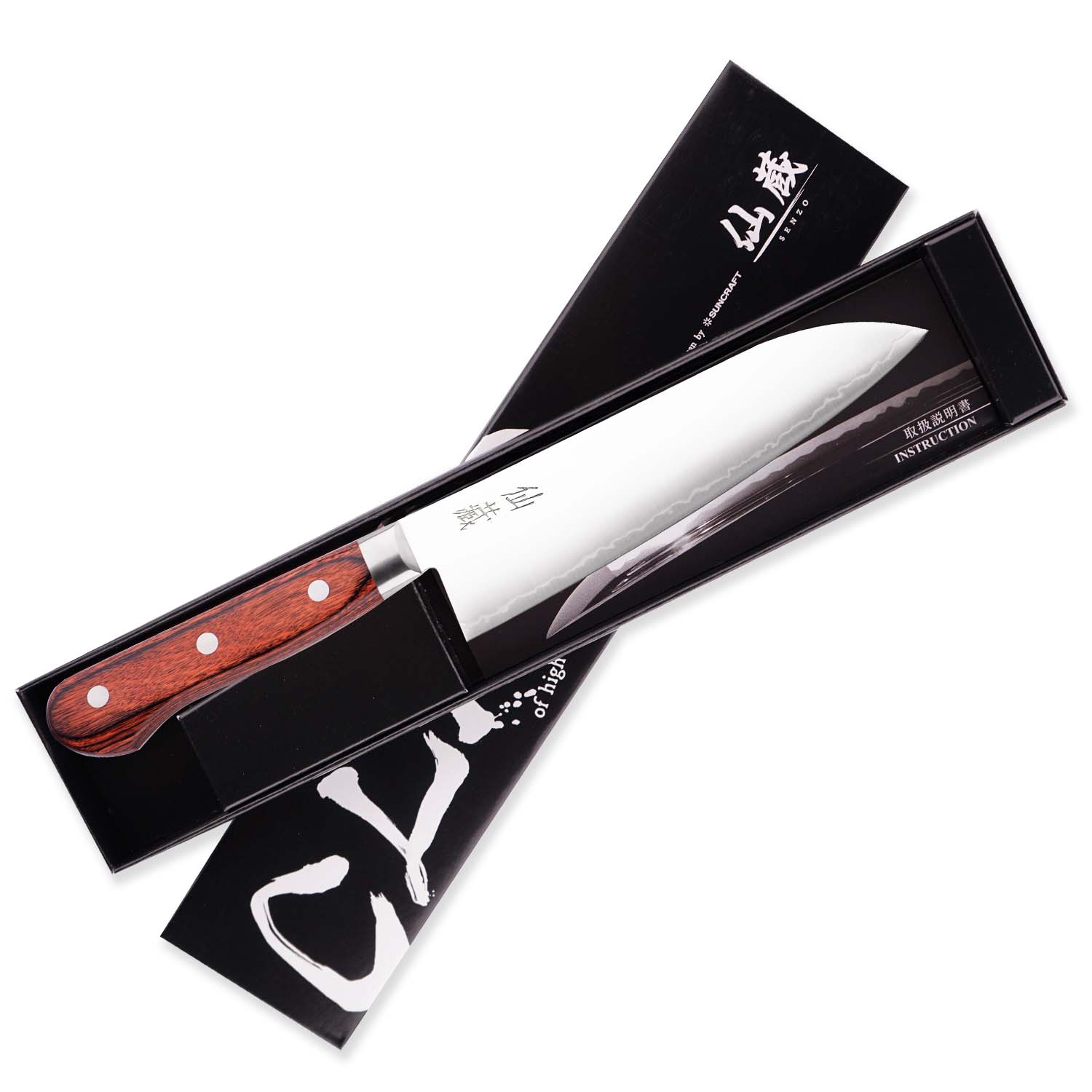 nůž Santoku 165 mm - Suncraft - SENZO CLAD nůž Santoku 165 mm - Suncraft - SENZO CLAD