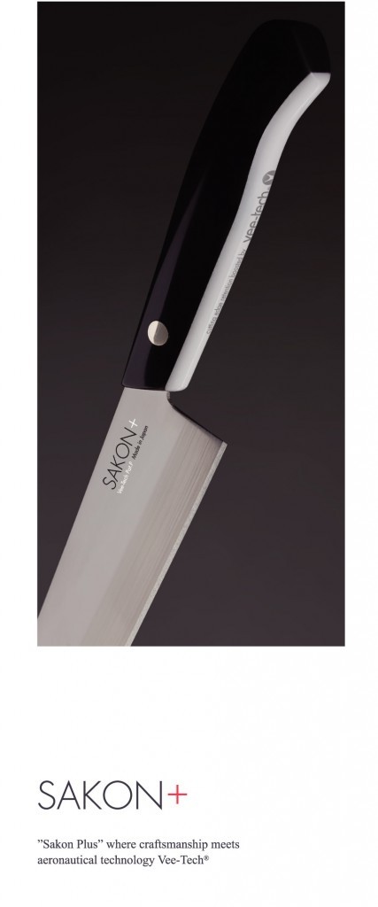 nůž Santoku 180 mm - Hokiyama - Sakon + Vee-tech nůž Santoku 180 mm - Hokiyama - Sakon + Vee-tech