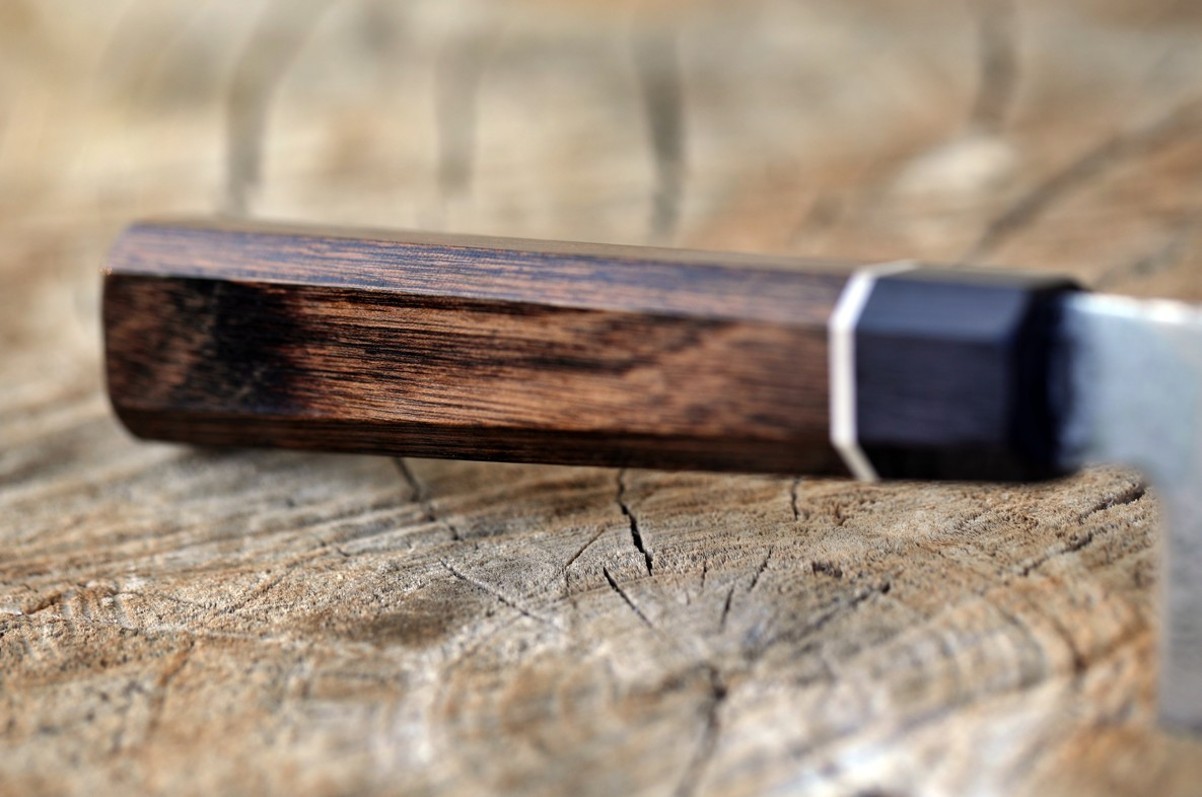 nůž Sashimi 210 mm Suncraft VG-10 Black Damascus