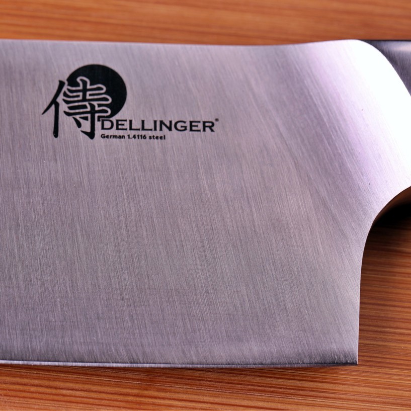 Nakiri 7,8" (199mm) Dellinger CUBE Ebony Wood