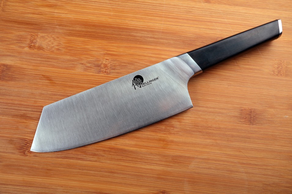 Nakiri 7,8" (199mm) Dellinger CUBE Ebony Wood
