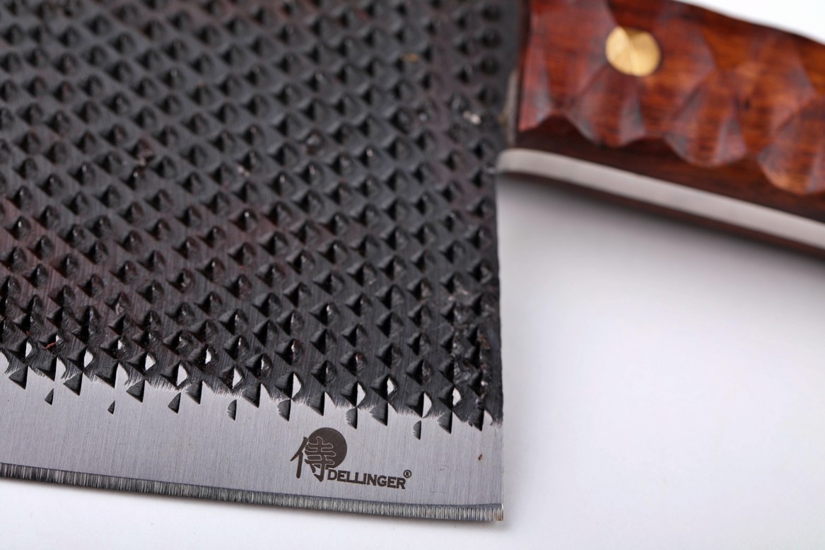 srbský nůž Dellinger D2 Rasp BBQ