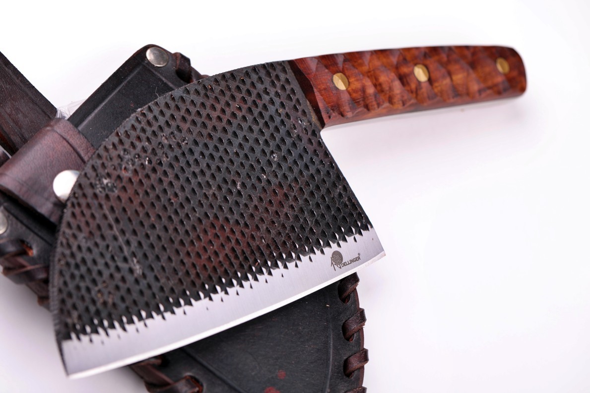 srbský nůž Dellinger D2 Rasp BBQ