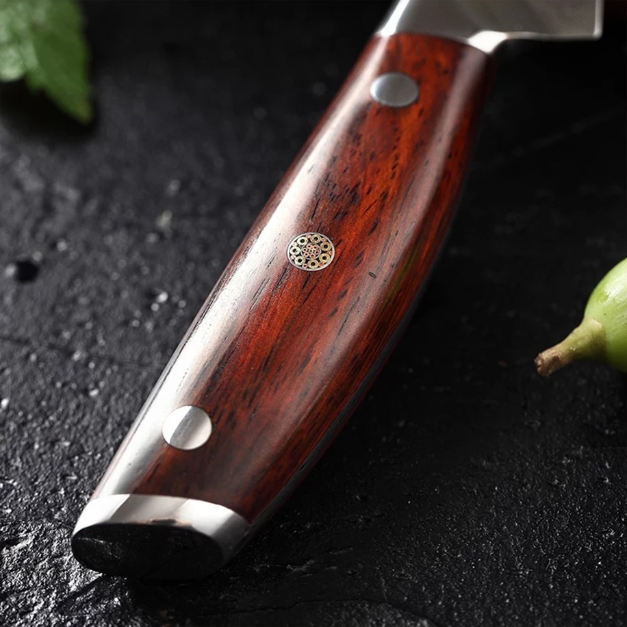 Gyuto / Chef Kiritsuke 8,5" (215mm) Dellinger Rose-Wood Damascus