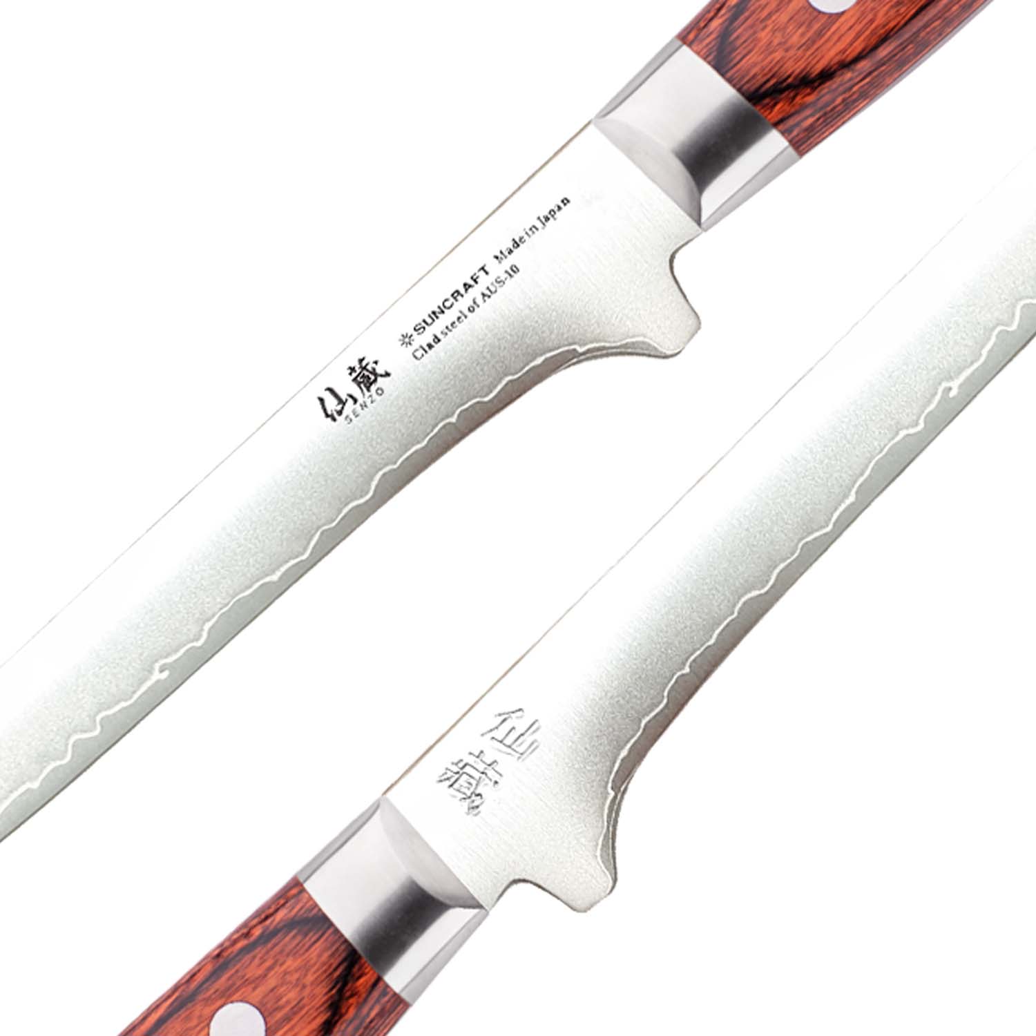 nůž vykošťovací 165 mm - Suncraft - SENZO CLAD boning