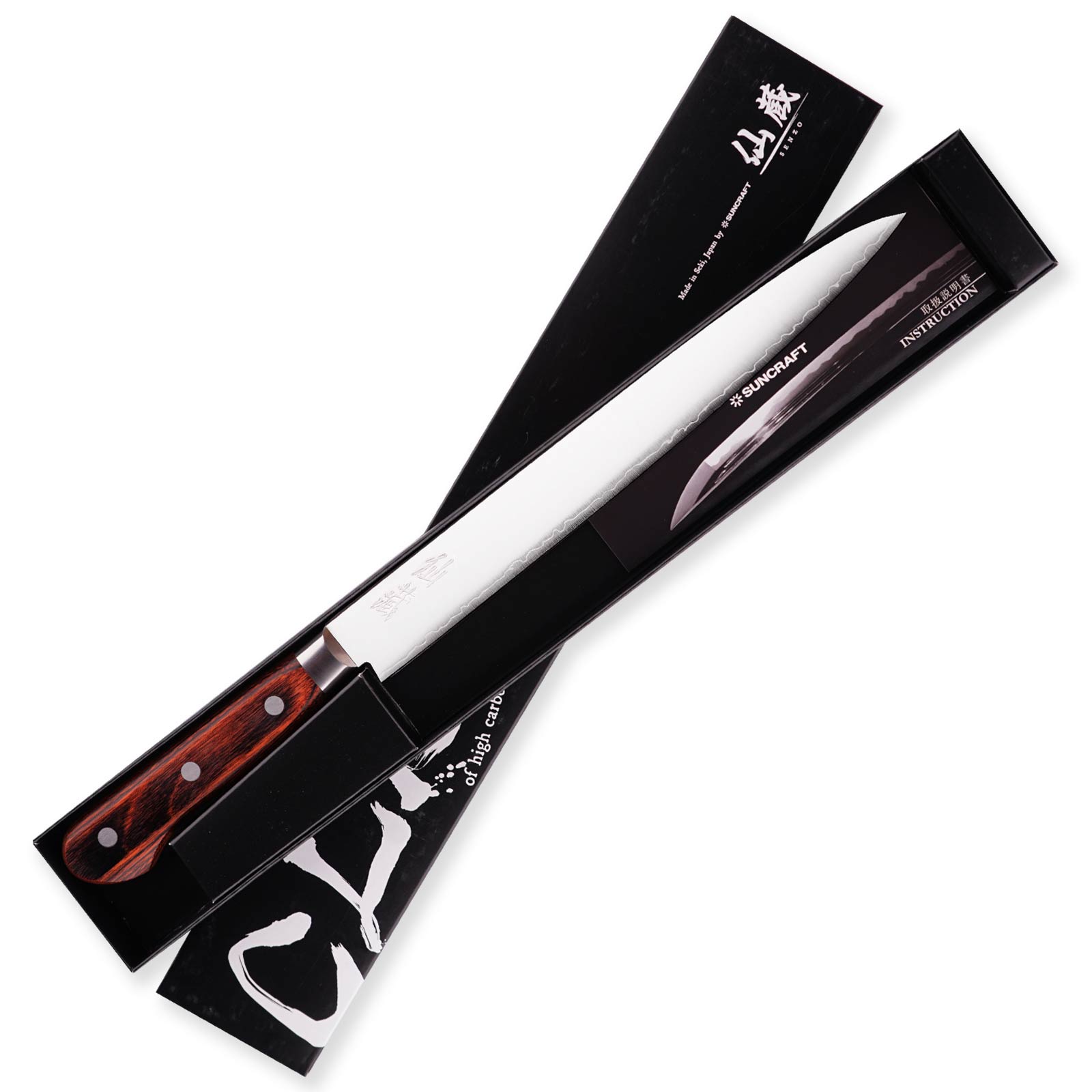 nůž plátkovací 240 mm - Suncraft - SENZO CLAD Slice