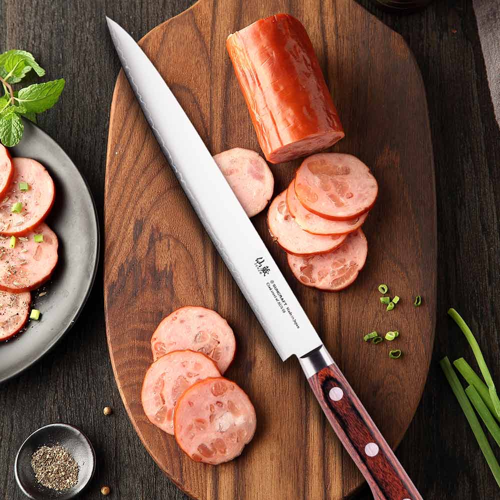 nůž plátkovací 240 mm - Suncraft - SENZO CLAD Slice