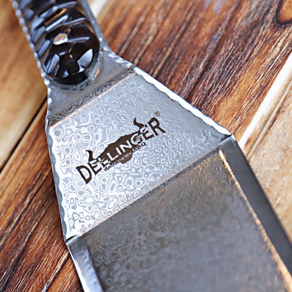 kuchařská BBQ špachtle na obracení a čištění z oceli vg-10 kuchařská BBQ špachtle na obracení a čištění z oceli vg-10