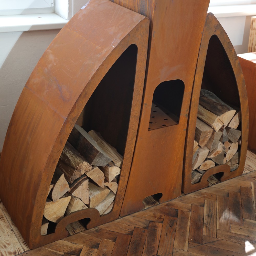 venkovní ohniště Dellinger Smoke&Fire Corten Oval venkovní ohniště Dellinger Smoke&Fire Corten Oval