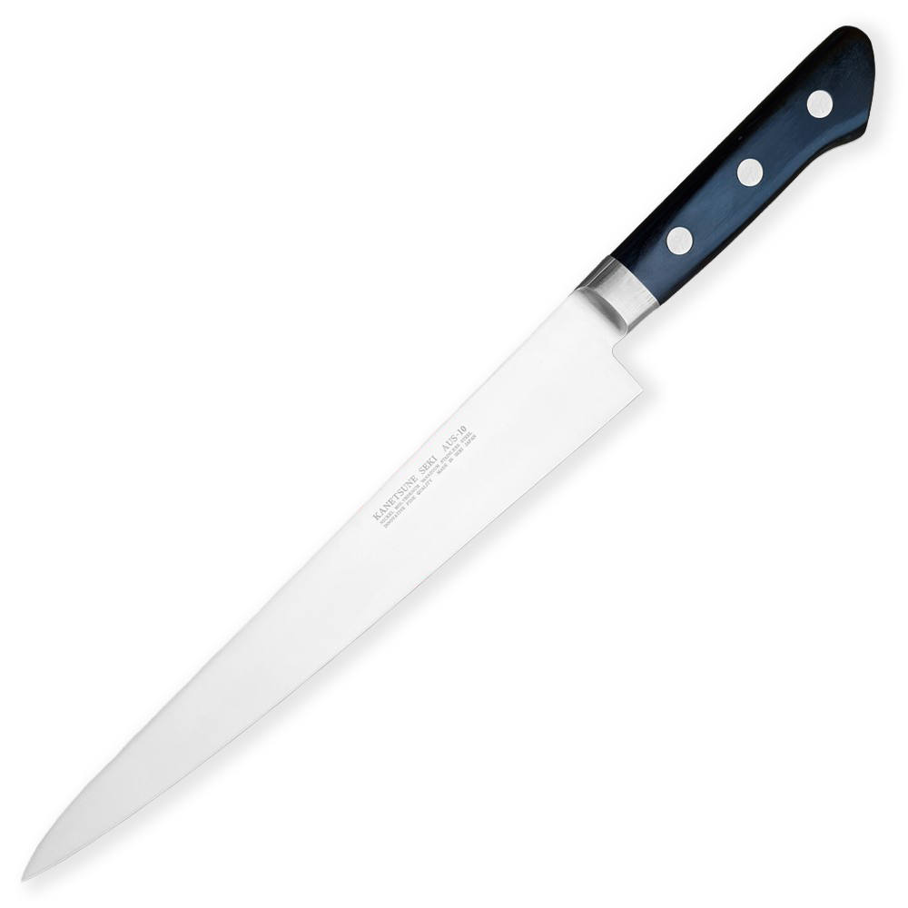 Kanetsune Seki - Kitasho Co., Ltd. Japonský nůž Sujihiki 270mm Kanetsune AUS-10 PRO Series