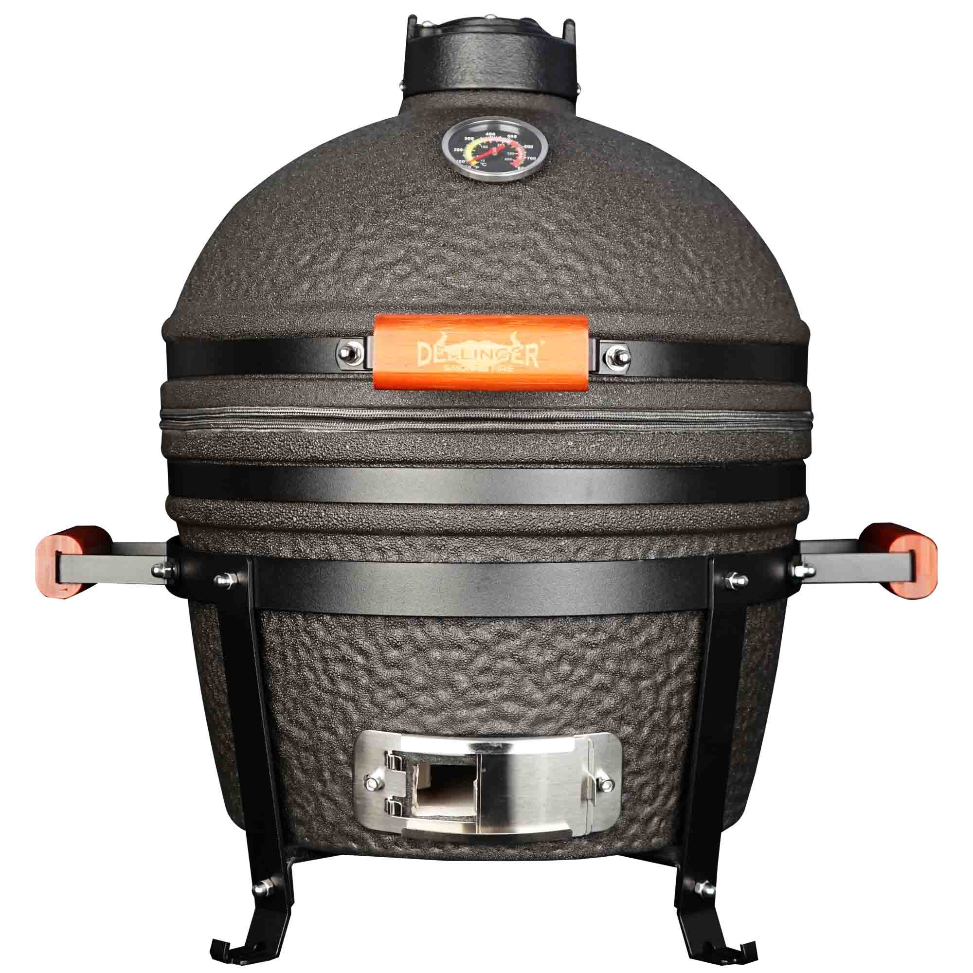 keramický gril kamado Dellinger Smoke&Fire MINIMAX 16" Black Lava