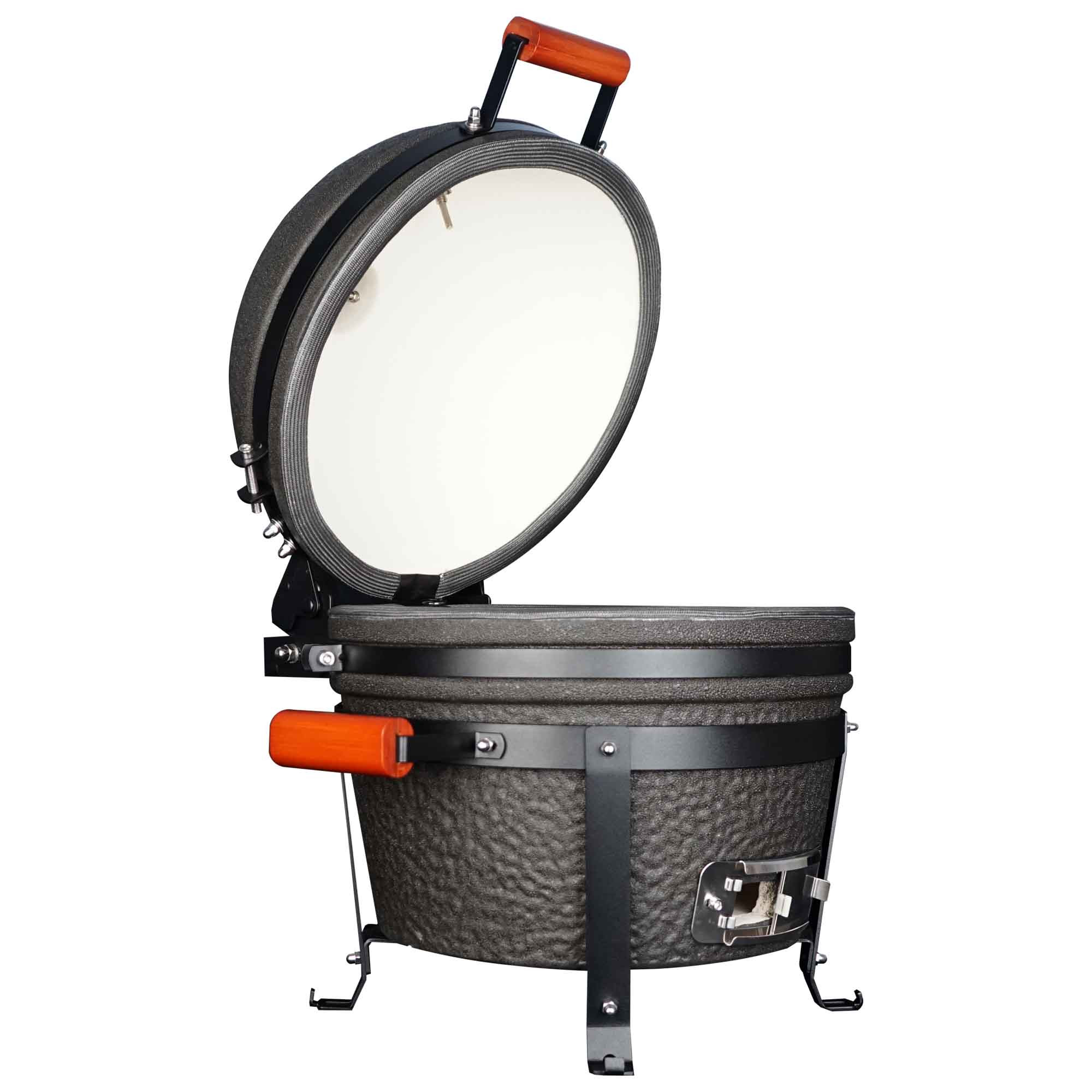 keramický gril kamado Dellinger Smoke&Fire MINIMAX 16" Black Lava