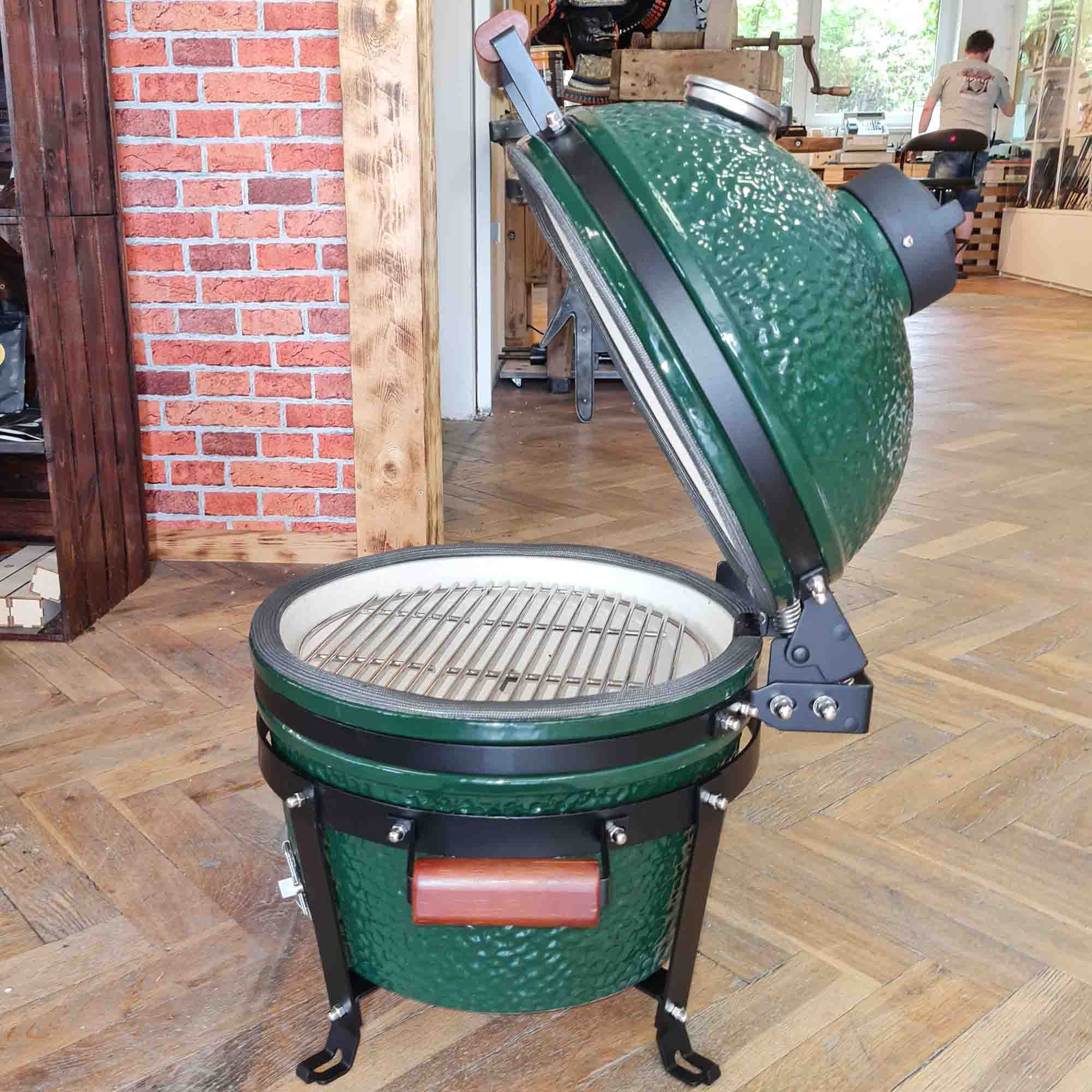 keramický gril kamado Dellinger Smoke&Fire MINIMAX 16" zelený keramický gril kamado Dellinger Smoke&Fire MINIMAX 16" zelený