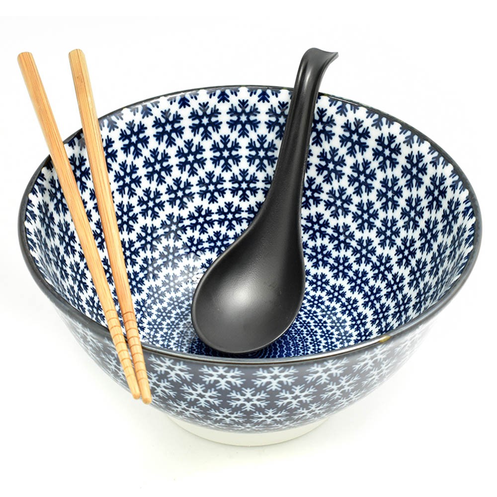 misky na ramen, komplet - Yuki 19.5 cm , 1100ml