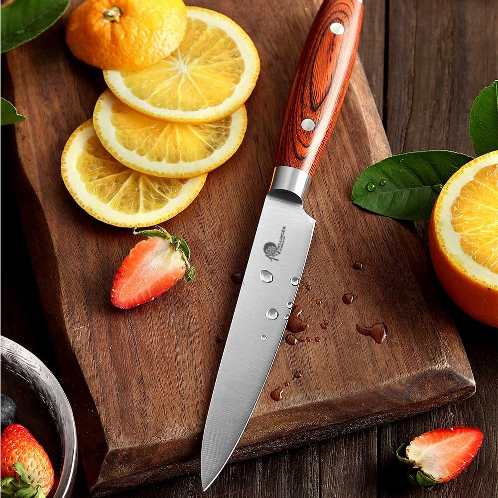 nůž Utility 5" German 1.4116 - pakka wood