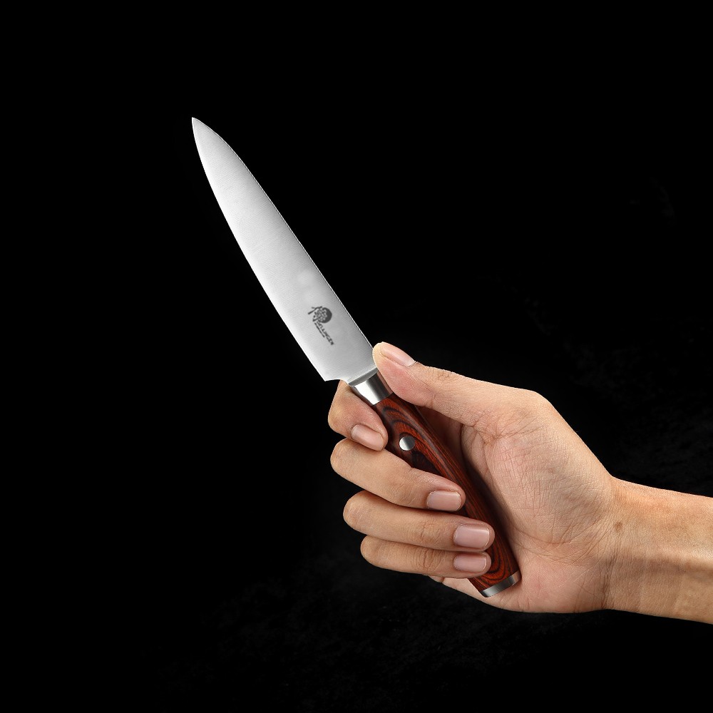 nůž Utility 5" German 1.4116 - pakka wood