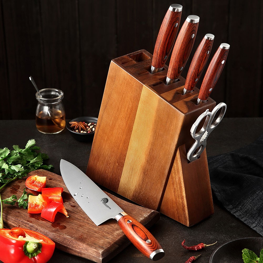 nůž Utility 5" German 1.4116 - pakka wood