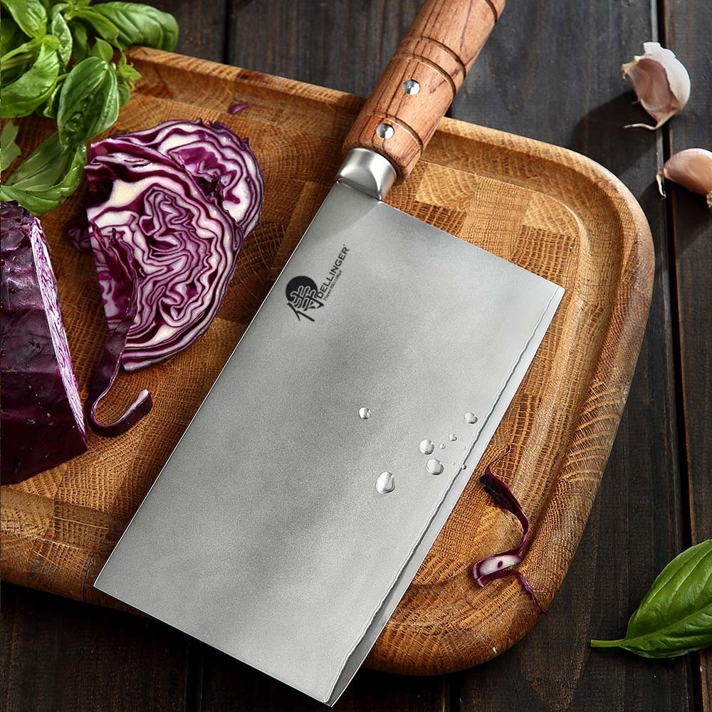 čínský nůž Dellinger Cleaver 200 mm - Padauk Wood