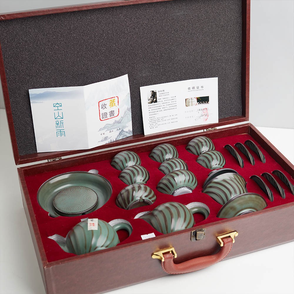 čajová souprava Longquan Celadon - Tea Waves čajová souprava Longquan Celadon - Tea Waves