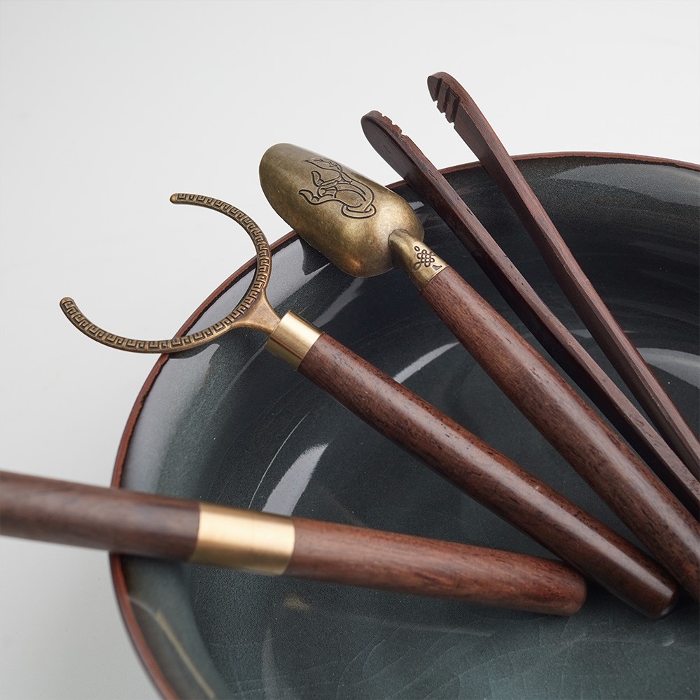 čajová souprava Longquan Celadon - Grey Treasure