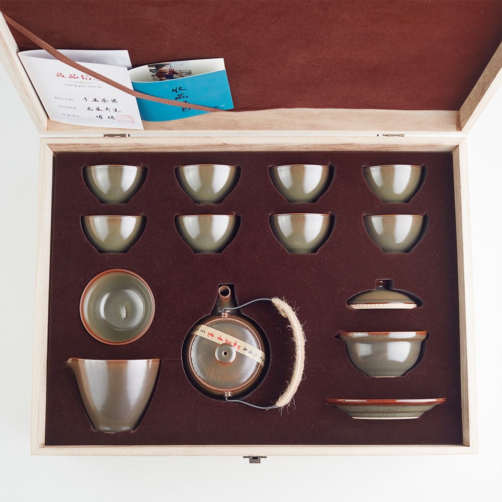 čajová souprava Longquan Celadon - Twine Nature