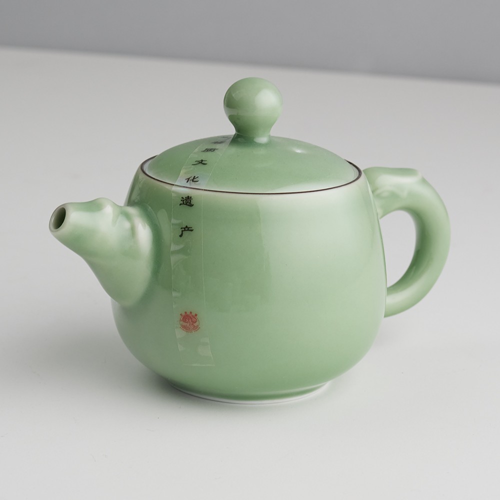 čajová souprava Longquan Celadon - Milky Green Wave Extra