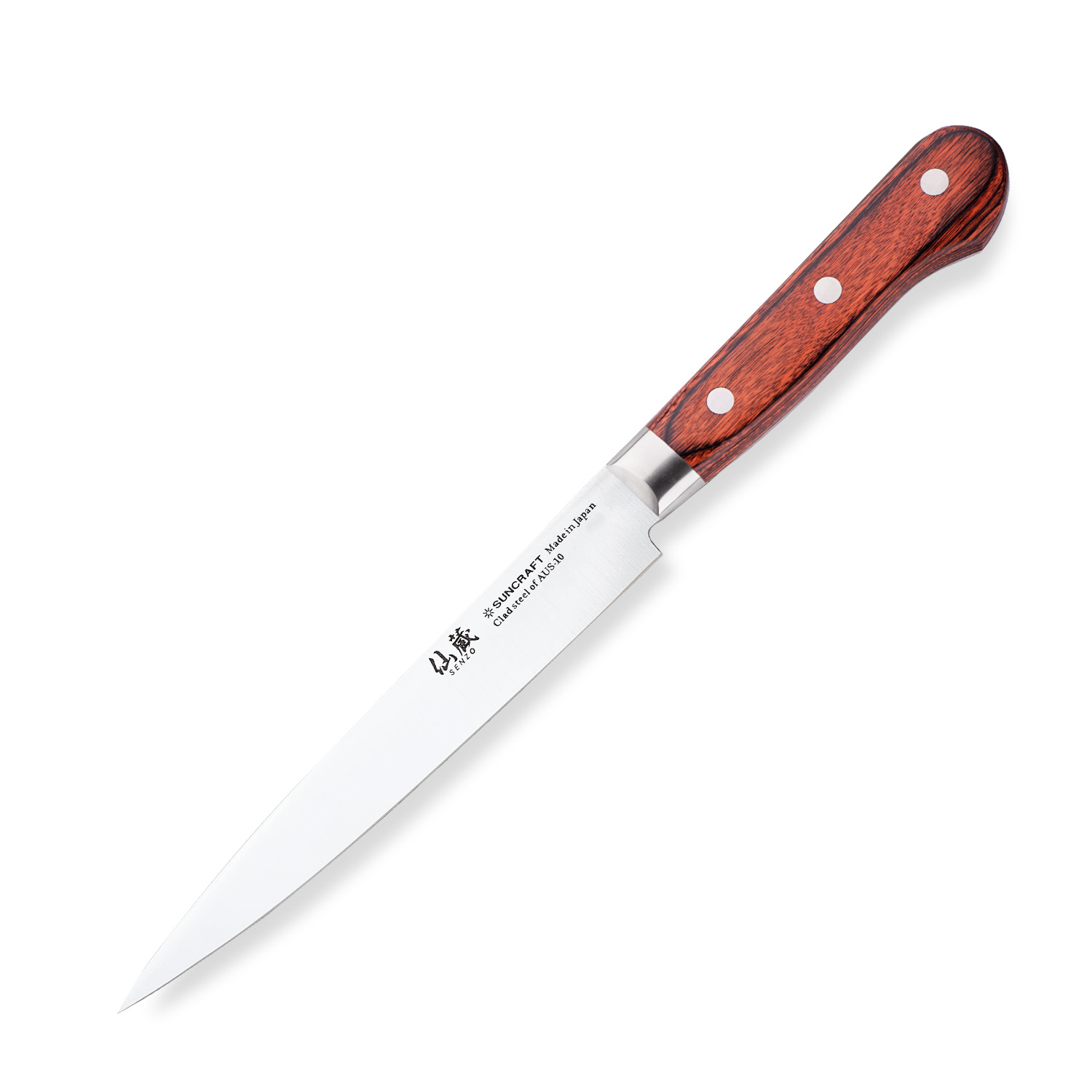 nůž vykošťovací/filetovací 170 mm - Suncraft - SENZO CLAD Flexible