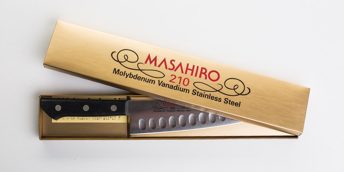 Nůž Masahiro BWH Chef Dimple 210 mm [14081]