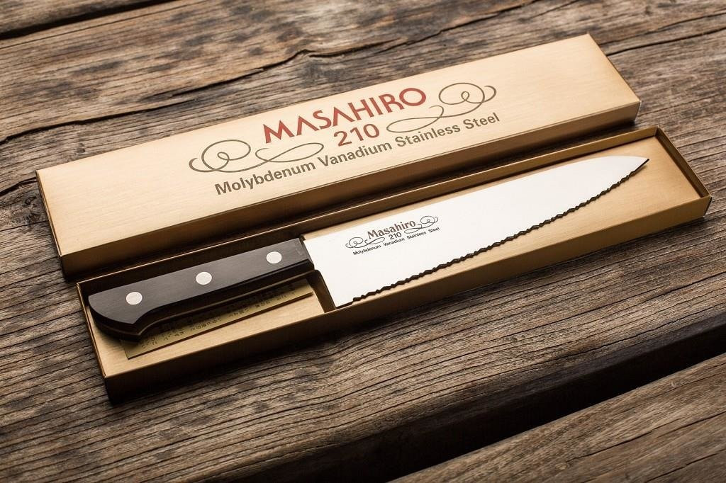 Nůž Masahiro BWH Chef Wave Edge 210 mm [14041]