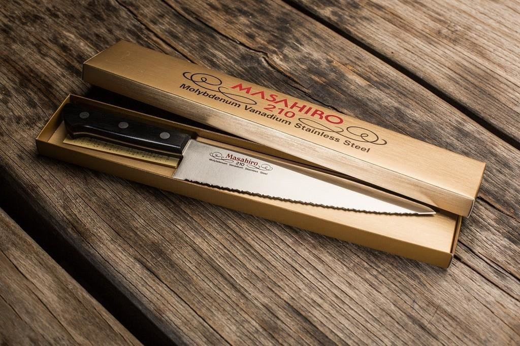 Nůž Masahiro BWH Chef Wave Edge 210 mm [14041]