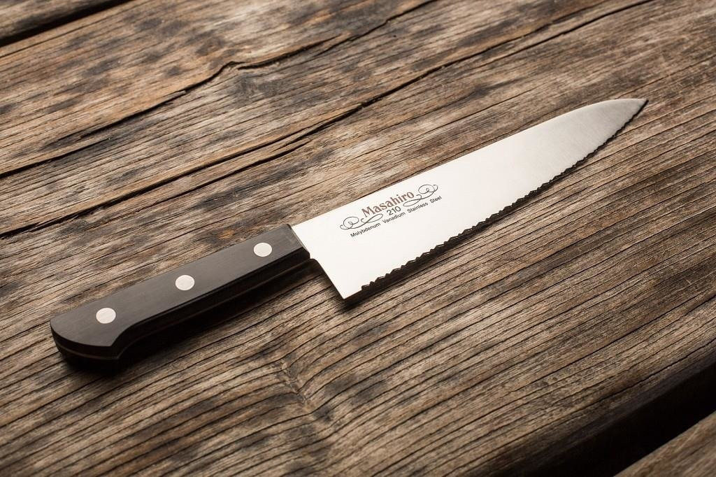 Nůž Masahiro BWH Chef Wave Edge 210 mm [14041]