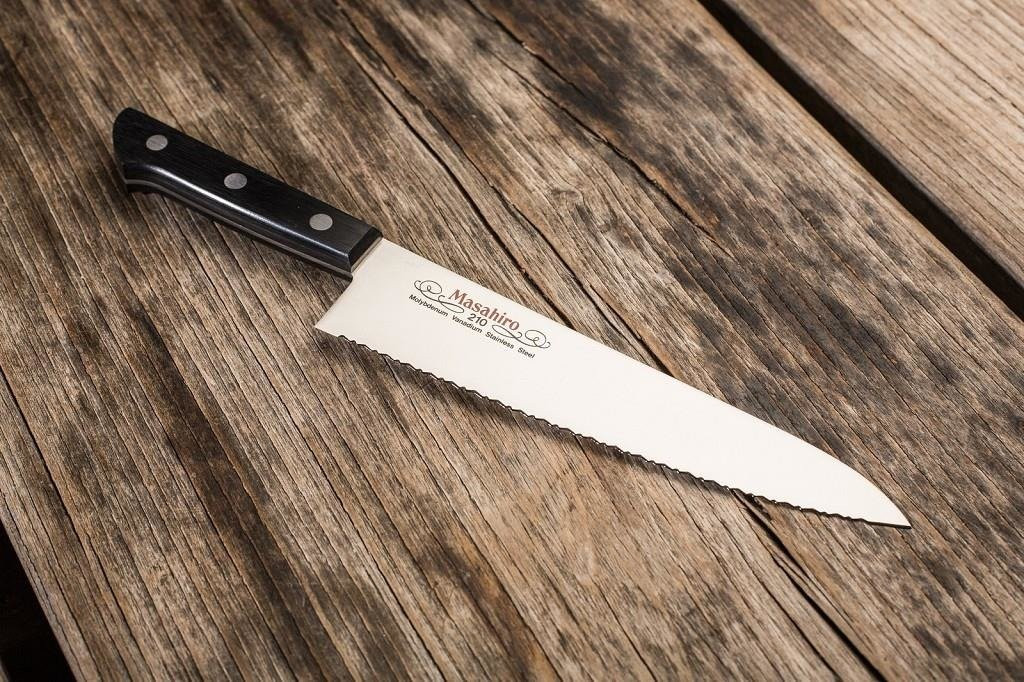Nůž Masahiro BWH Chef Wave Edge 210 mm [14041]