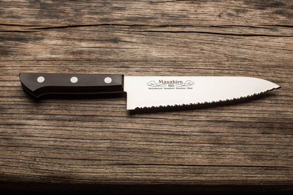 Nůž Masahiro BWH Chef Wave Edge 180 mm [14040]