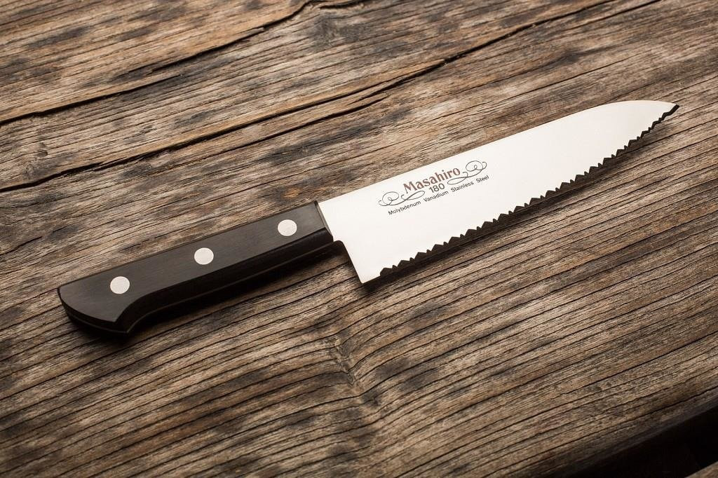 Nůž Masahiro BWH Chef Wave Edge 180 mm [14040]
