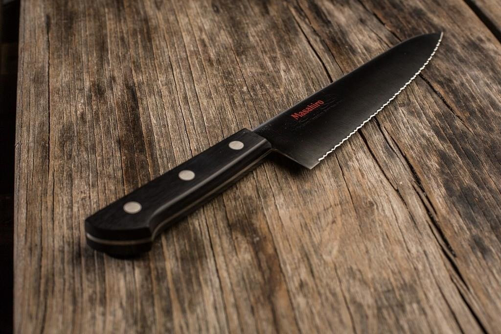 Nůž Masahiro BWH Chef Wave Edge 180 mm [14040]