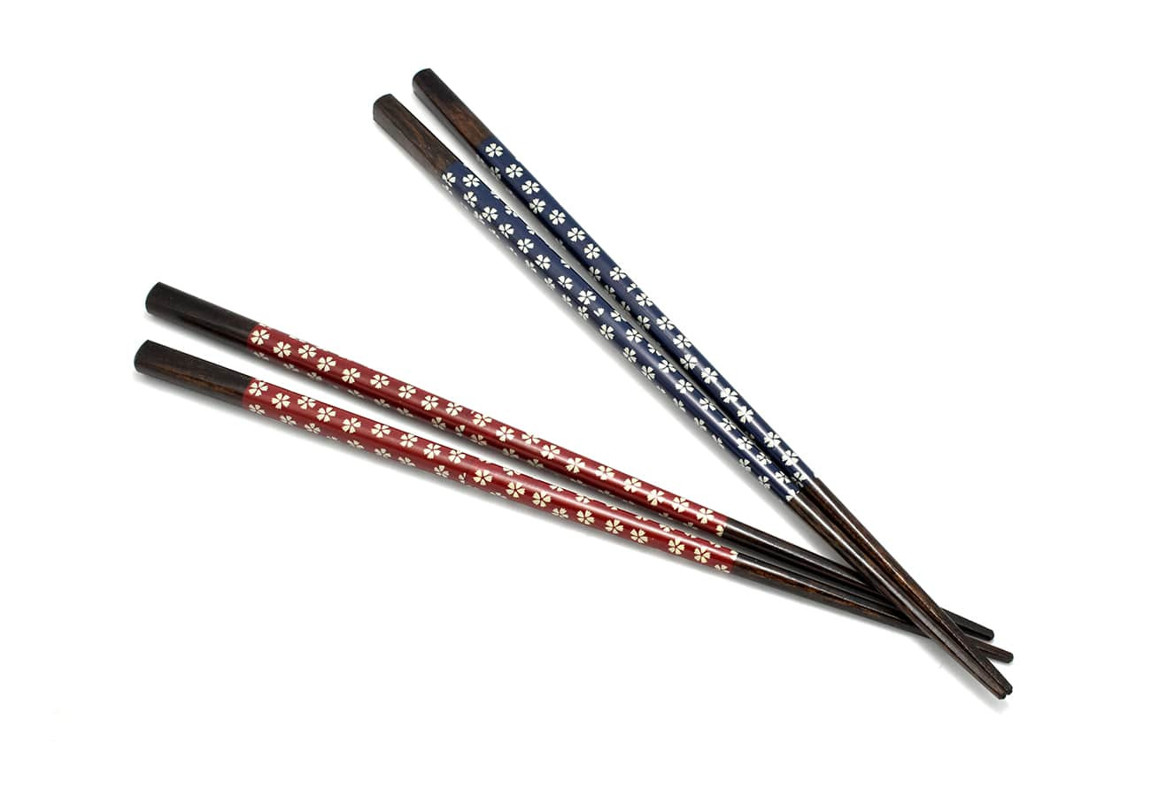 sada jídelních hůlek Blue&Red Hana