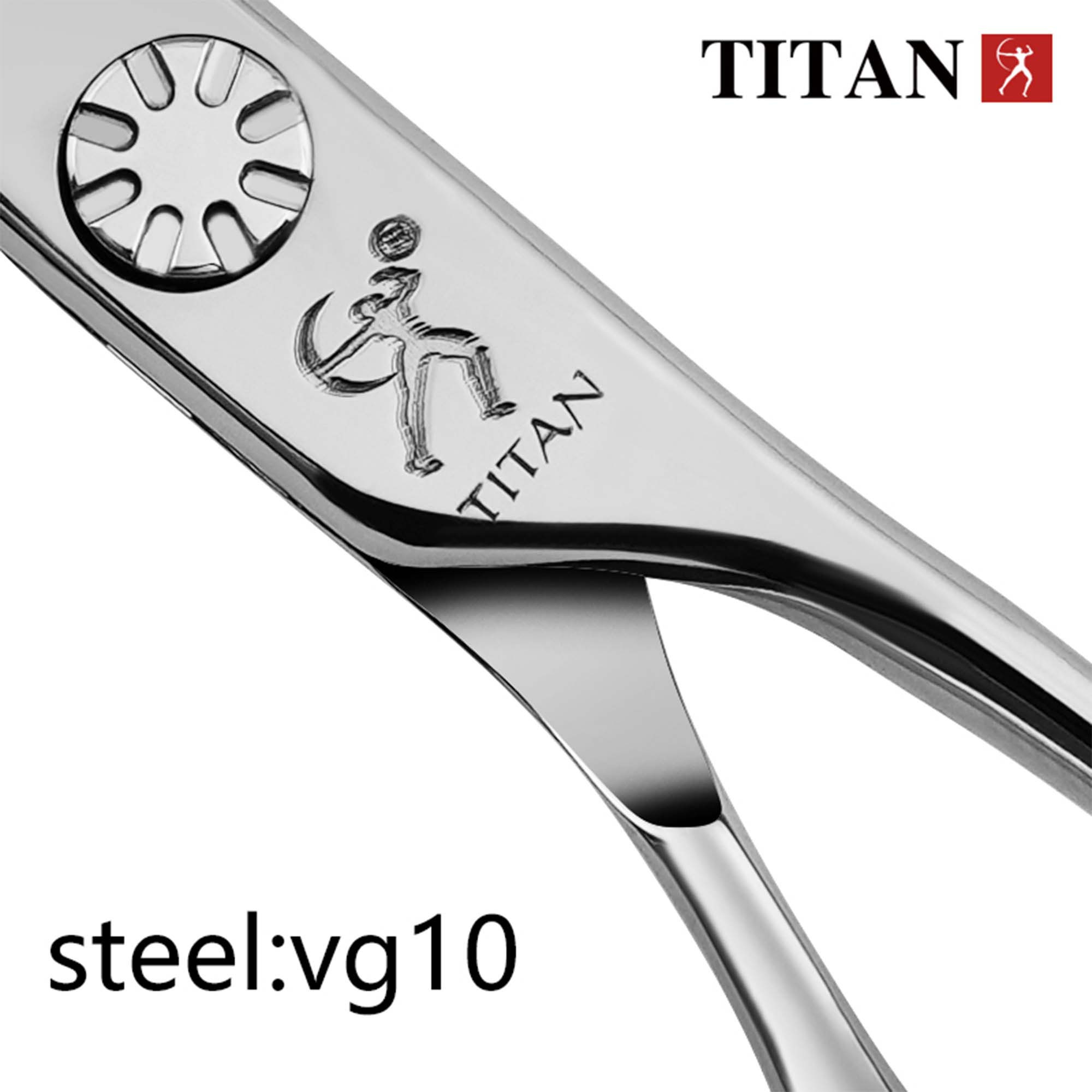 Kadeřnické nůžky 6,5" TITAN TXB65 VG-10 Profesional
