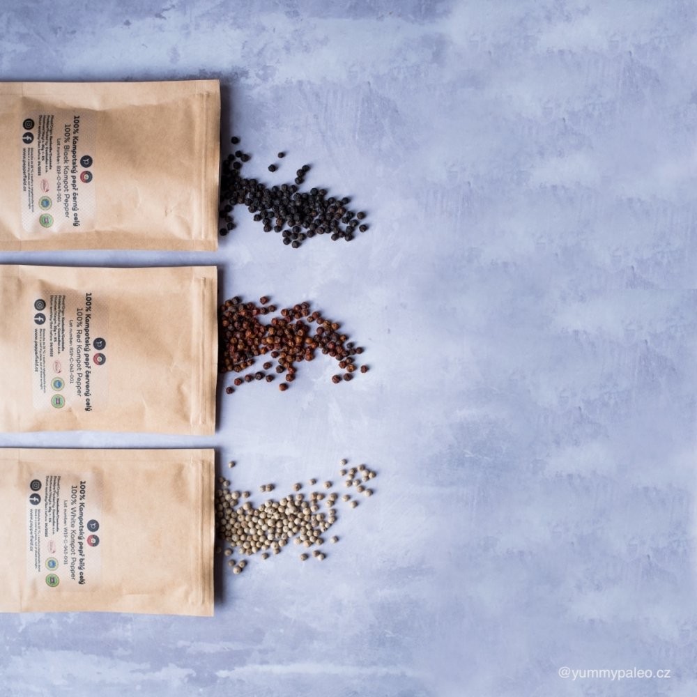 Kampotský pepř černý - doypack 20g