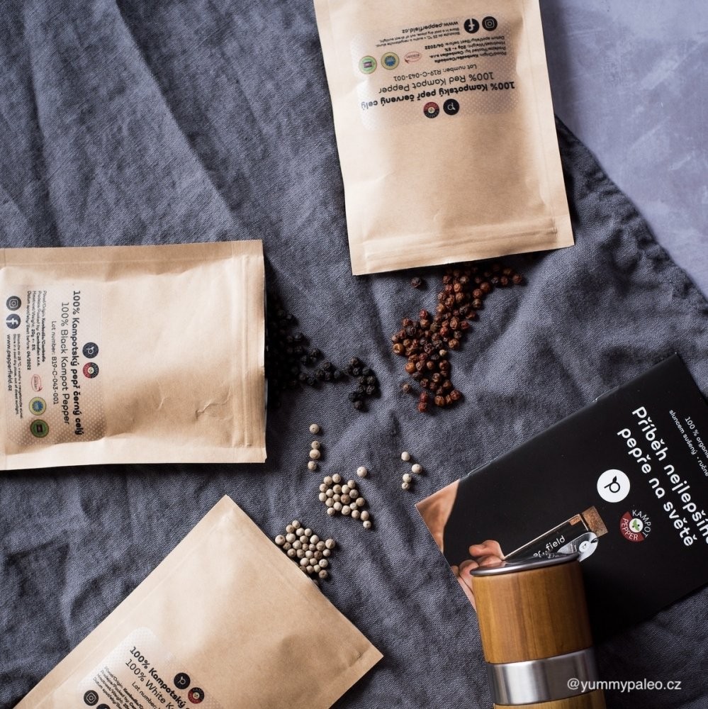 Kampotský pepř černý - doypack 20g