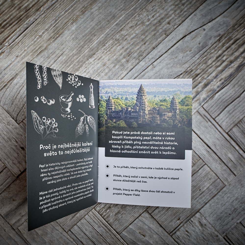 Kampotský pepř tmavě červený - doypack 50g