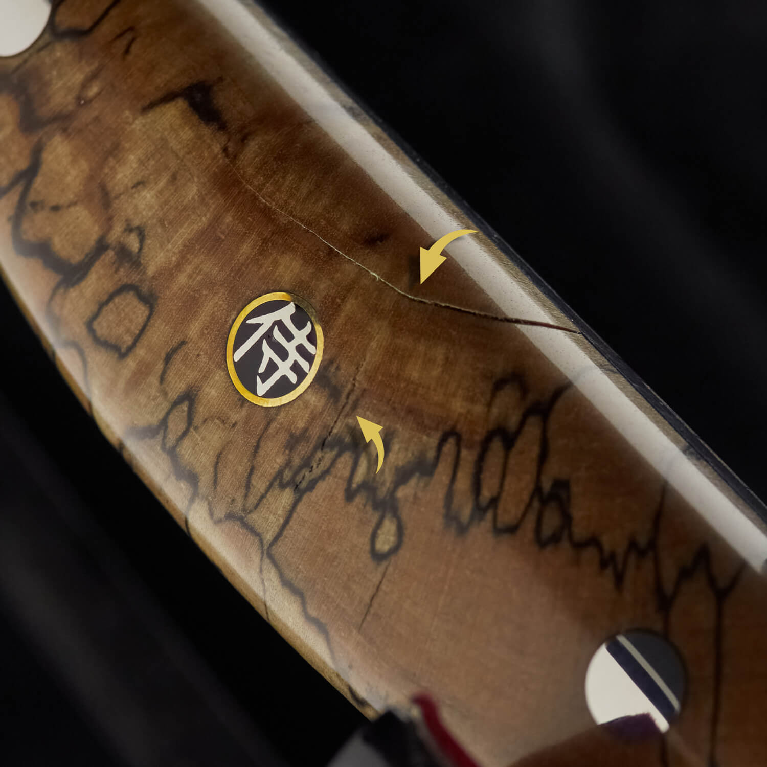 II. jakost - kuchařský nůž Brown Chef Kiritsuke 205 mm Dellinger Resin Future