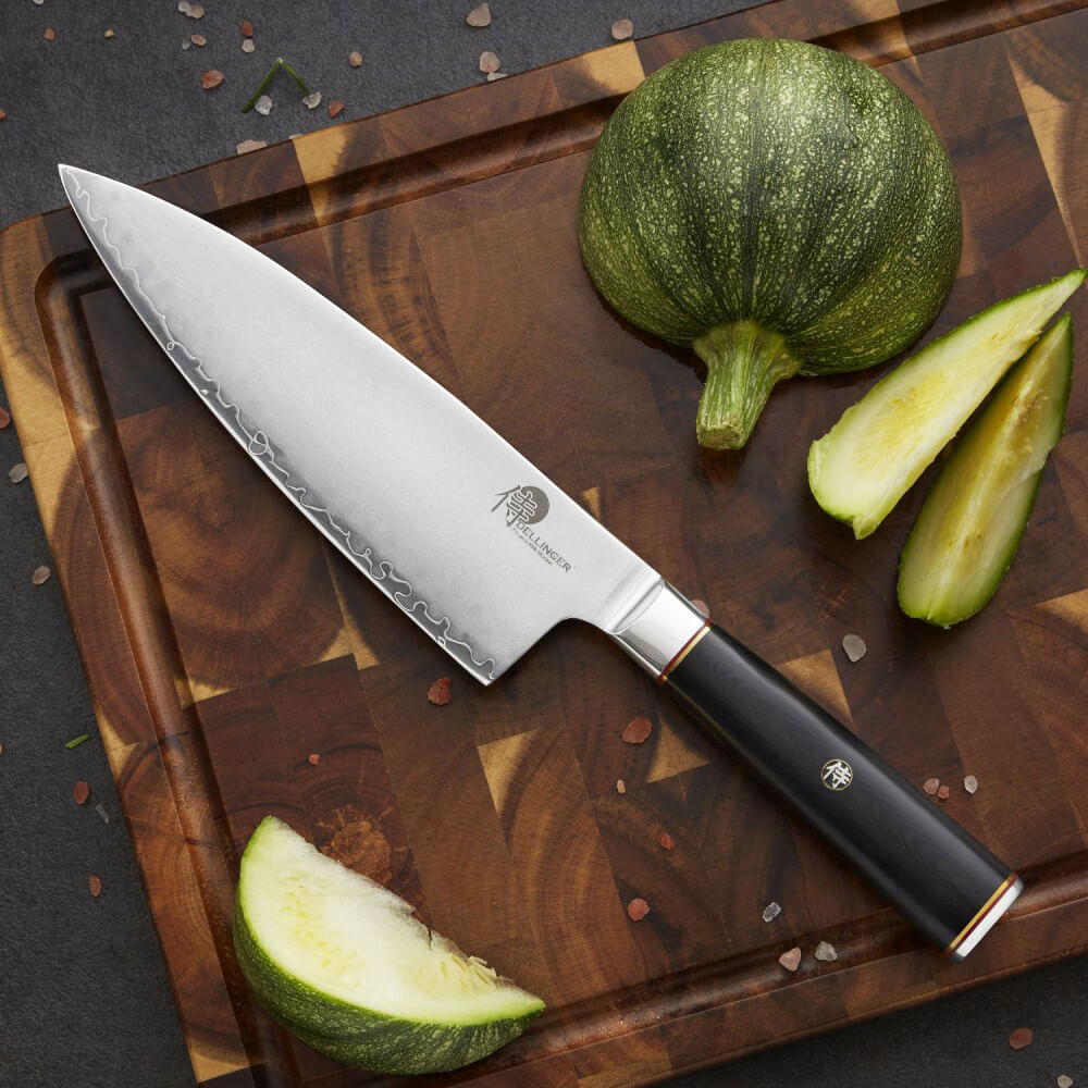 Japonský kuchařský nůž Big Chef 190 mm Dellinger Okami 3 layers AUS10