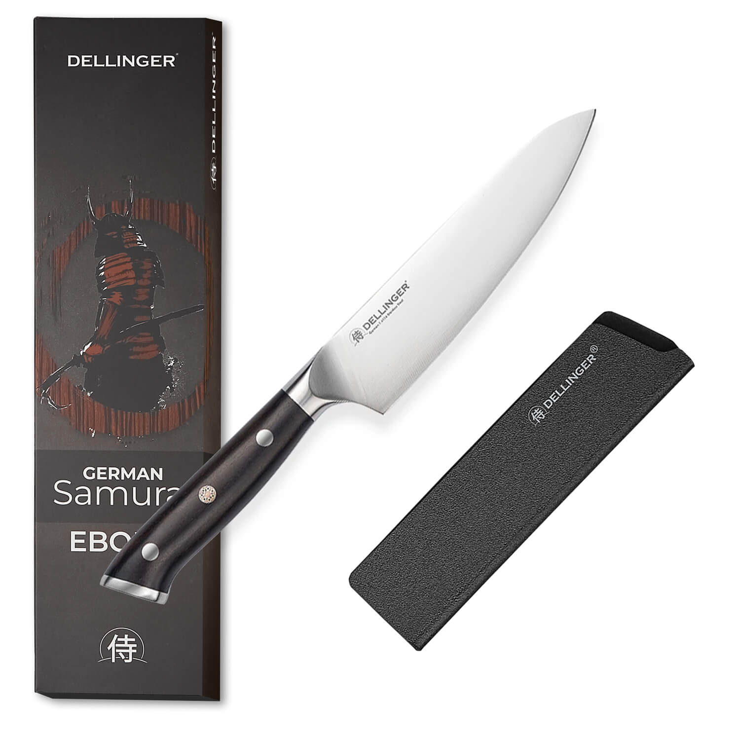 Nůž Utility na ovoce a zeleninu 133 mm Dellinger German Samurai Ebony