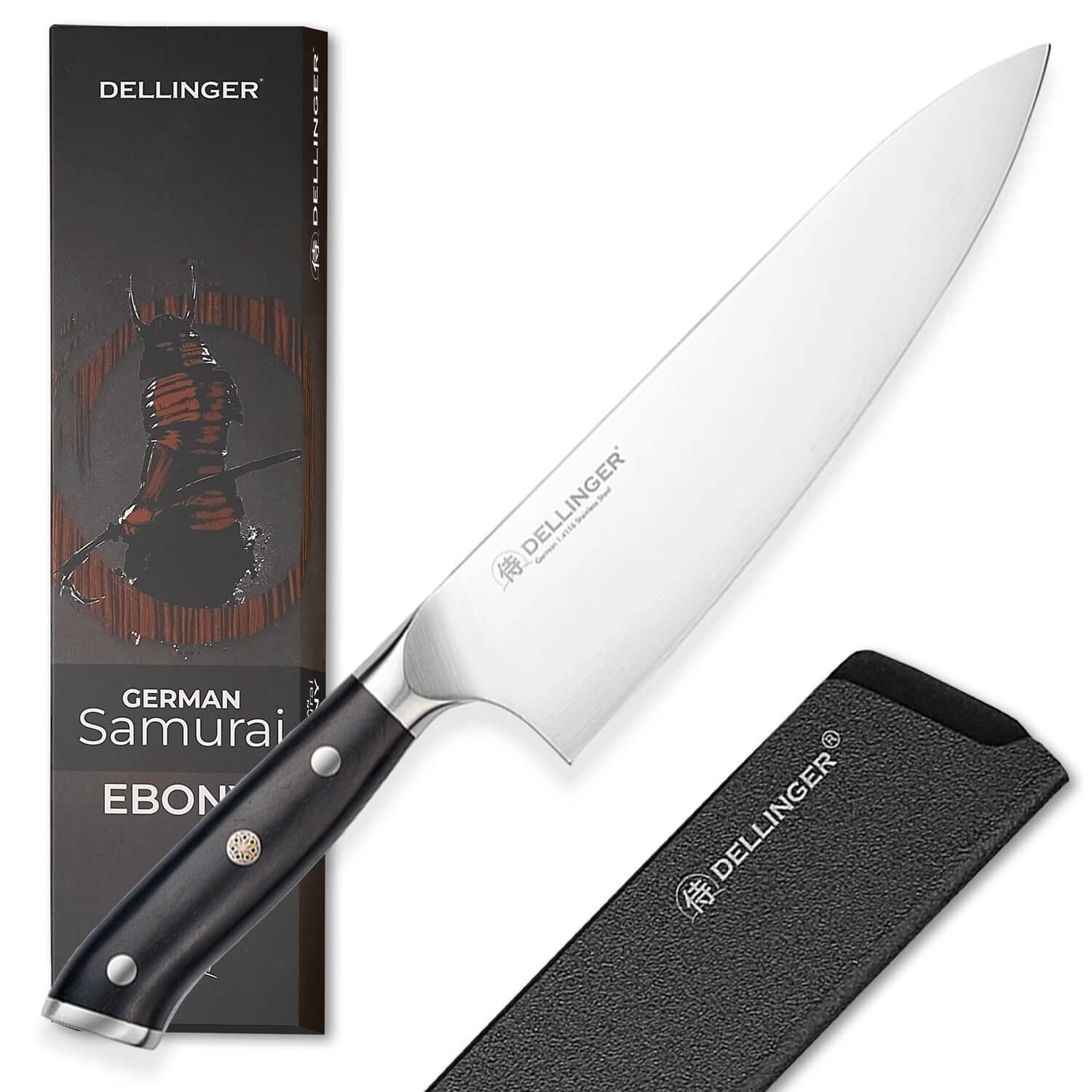 Kuchařský nůž Gyuto 210 mm Dellinger German Samurai Ebony