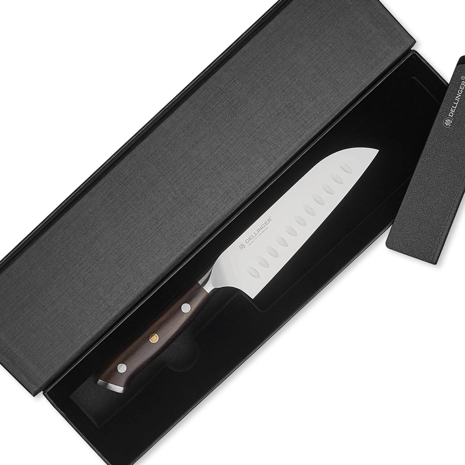 Santoku malý nůž 133 mm Dellinger German Samurai Ebony